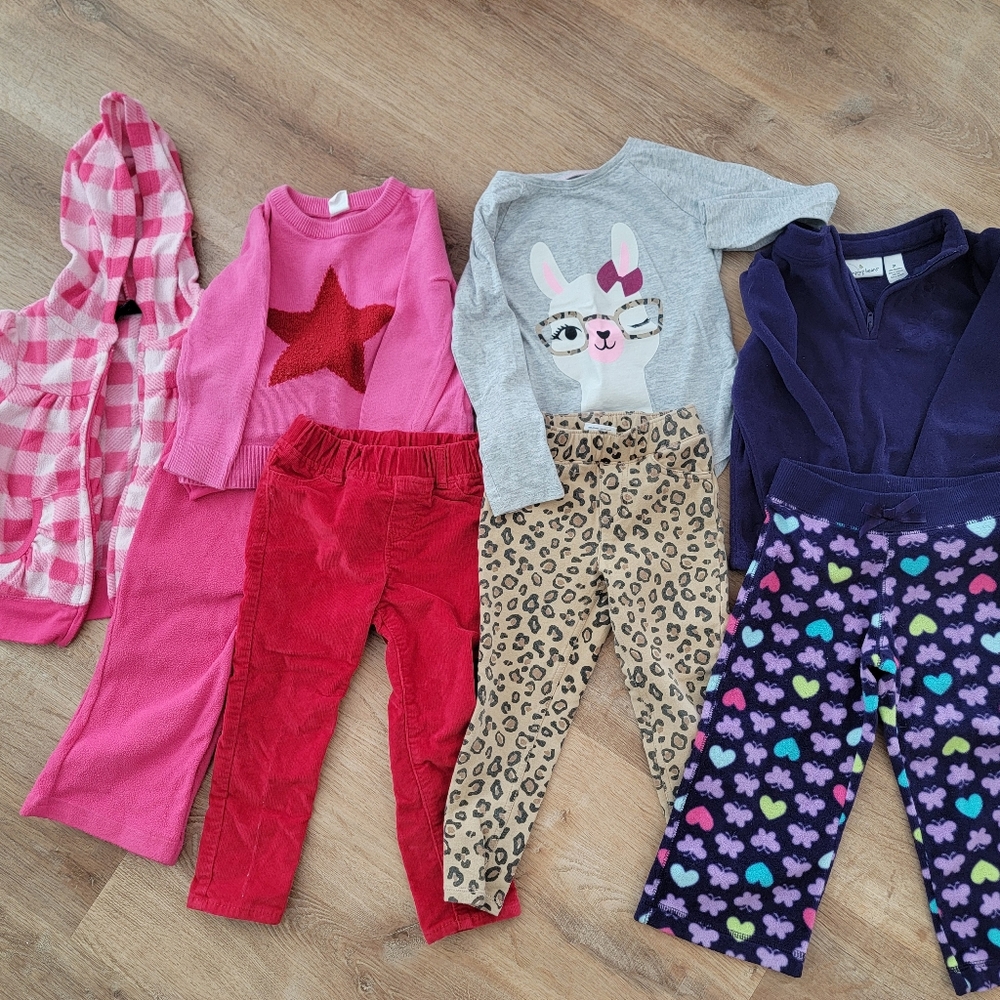 3T Girls Long Sleeve Sets - Entire Lot